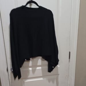 Elegant Black Women's cape c valentine no tag believe to be size small